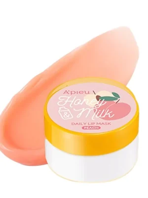 A'PIEU Maska a balzám na rty Honey Milk Daily Lip Mask - Peach Must-Have