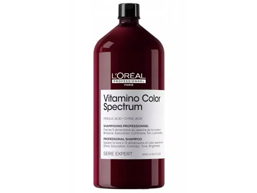 Levný L´ORÉAL Expert Vitamino Color Spectrum Shampoo 1500ml - pečující šampon pro barvené vlasy