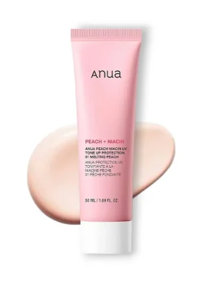 ANUA Make-up a báze Peach Niacin UV Tone Up Protection 01 Melting Peach (50 ml) Aktuální