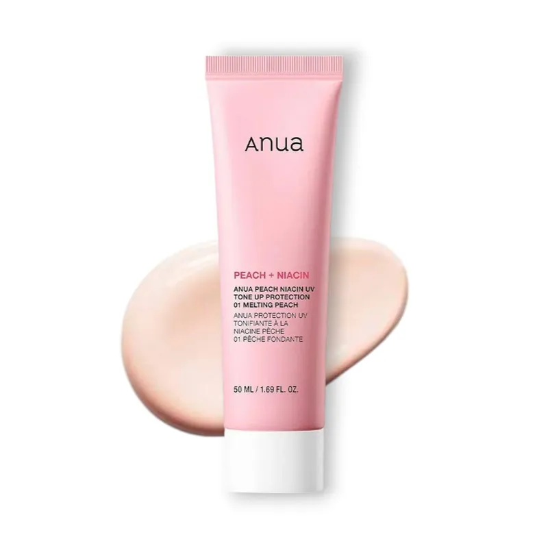 ANUA Make-up a báze Peach Niacin UV Tone Up Protection 01 Melting Peach (50 ml) Aktuální