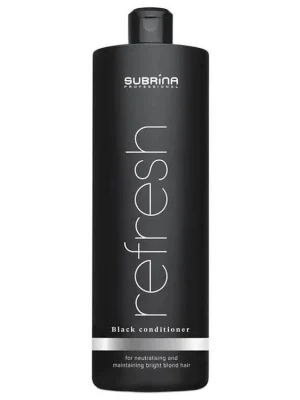 Akční Nabídka SUBRÍNA Refresh Black Conditioner 1000ml - černý kondicionér pro chladný odstín blond vlasů