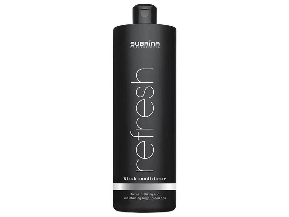 Akční Nabídka SUBRÍNA Refresh Black Conditioner 1000ml - černý kondicionér pro chladný odstín blond vlasů