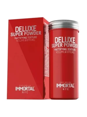 Novinka IMMORTAL NYC Deluxe Super powder mattifying texture 20g - Pudr na vlasy