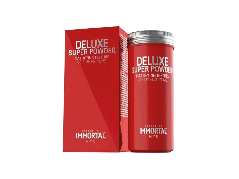 Novinka IMMORTAL NYC Deluxe Super powder mattifying texture 20g - Pudr na vlasy