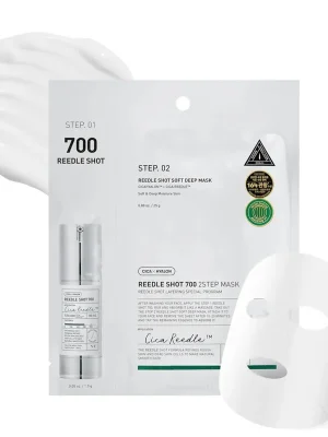 Vysoce Kvalitní VT COSMETICS Dvoukroková maska s mikrojehličkami REEDLE SHOT 700 2-Step Mask (1,5 g + 25 g)
