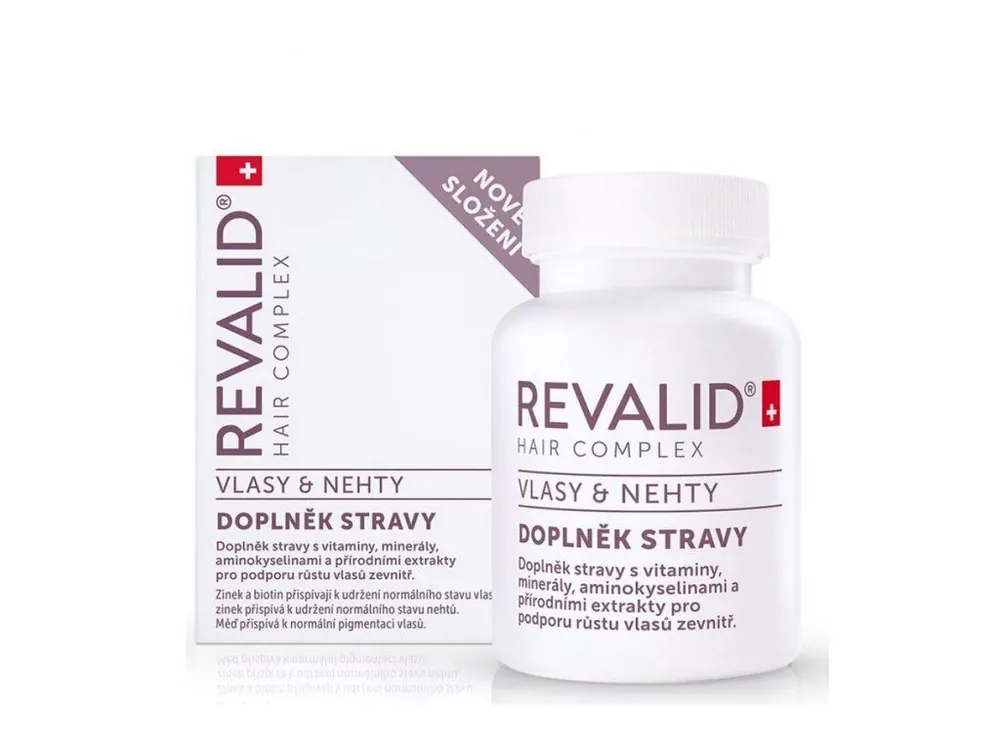 REVALID Hair Complex 30 kapslí - vitamíny pro podporu růstu vlasů Doprava Zdarma