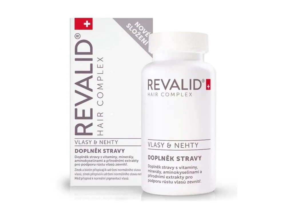 REVALID Hair Complex 90 kapslí - vitamíny pro podporu růstu vlasů Ověřený