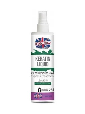 RONNEY Keratin Liquid Leave-In 285ml - regenerační bezoplachový kondicioner Sleva