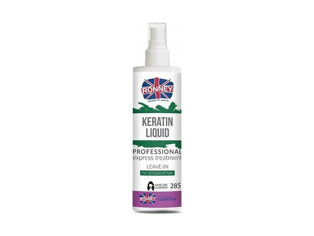 RONNEY Keratin Liquid Leave-In 285ml - regenerační bezoplachový kondicioner Sleva