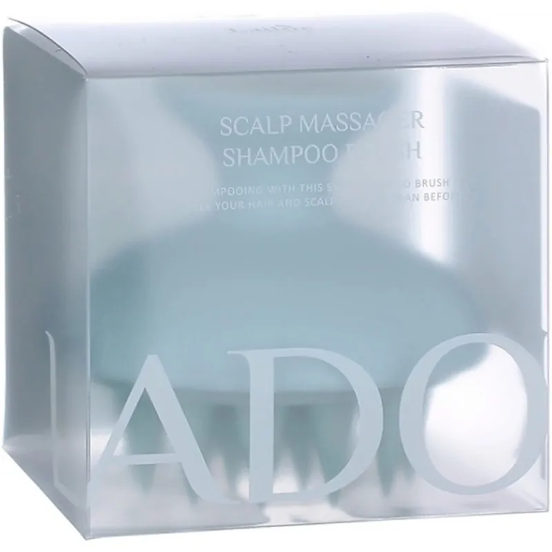 Vysoce Kvalitní LA'DOR Masážní kartáč na vlasy Scalp Massager Shampoo Brush Blue