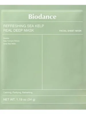 Ihned K Objednání BIODANCE Hydrogelová pleťová maska Refreshing Sea Kelp Real Deep Mask