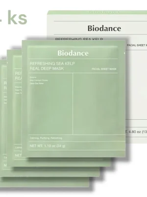 BIODANCE Hydrogelová pleťová maska Refreshing Sea Kelp Real Deep Mask (4 ks) Koupit Online
