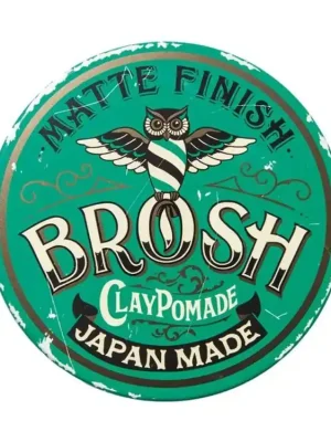 Nejprodávanější Matná hlína na vlasy BROSH Clay pomade 120 g