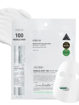Jen Po Omezenou Doba VT COSMETICS Dvoukroková maska s mikrojehličkami REEDLE SHOT 100 2-Step Mask (1,5 g + 25 g)