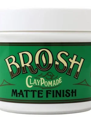 Matná hlína na vlasy BROSH Clay pomade 290 g Rychlé Dodání