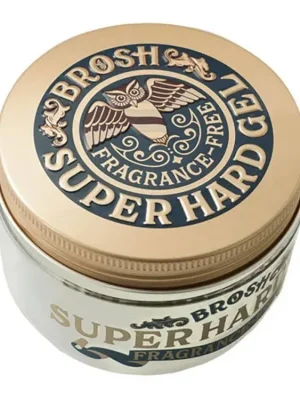 Výprodej Silný gel na vlasy bez parfemace BROSH Super hard gel Fragrance free 200 g