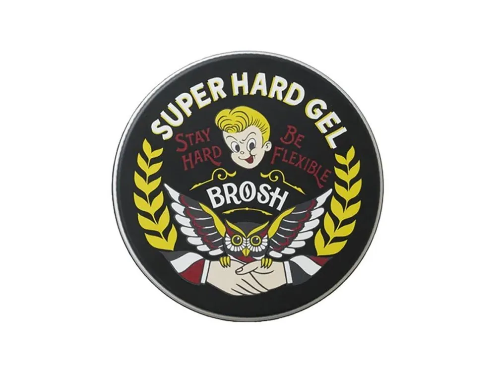 Silný gel na vlasy BROSH Mini Super hard gel 70 g Originální
