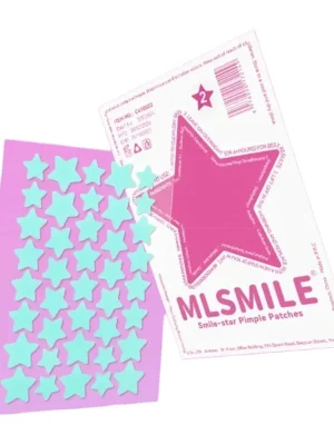 Originální MLSMILE Barevné náplasti na akné Smile Star Pimple Patches - #02 Blue (40 ks)