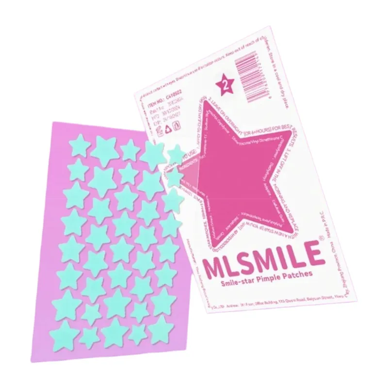 Originální MLSMILE Barevné náplasti na akné Smile Star Pimple Patches - #02 Blue (40 ks)