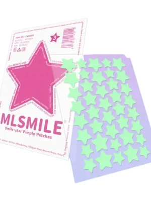 Poslední Šance MLSMILE Barevné náplasti na akné Smile Star Pimple Patches - #03 Green (40 ks)