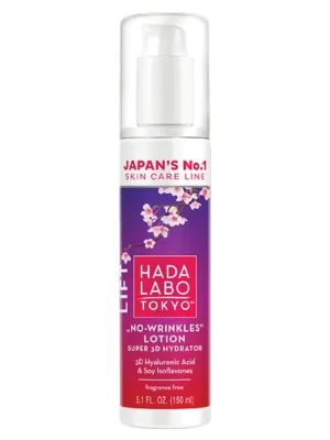 Výprodej HADA LABO TOKYO LIFT Pleťové mléko No-Wrinkles Lotion Super 3D Hydrator (150 ml)