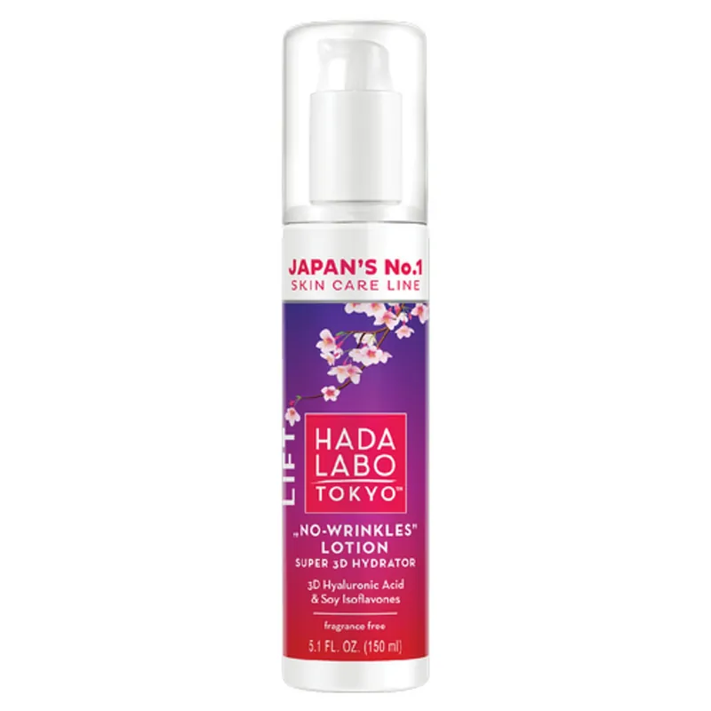 Výprodej HADA LABO TOKYO LIFT Pleťové mléko No-Wrinkles Lotion Super 3D Hydrator (150 ml)