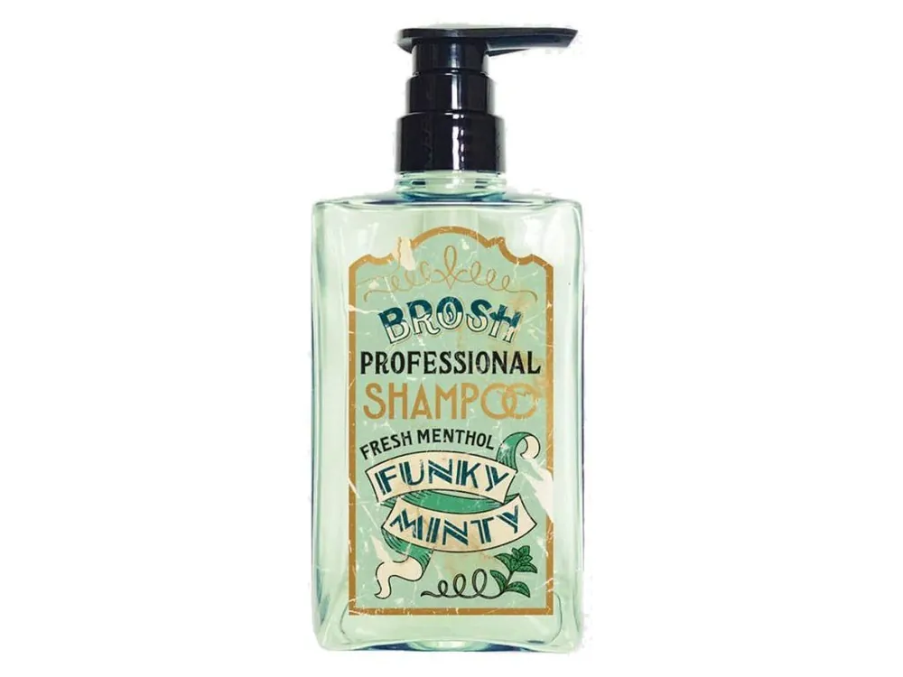 Šampon na vlasy BROSH Hair shampoo - Funky minty 400 ml Koupit Online