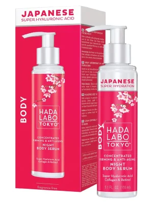 HADA LABO TOKYO RED Tělové noční sérum s anti-aging efektem Concentrated Firming & Anti-Aging Night Body Serum (150 ml) Must-Have