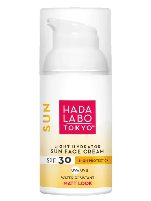 HADA LABO TOKYO SUN Lehký matující opalovací krém Light Hydrator Sun Face Cream SPF30 (50 ml) Dokud Zásoby Vydrží