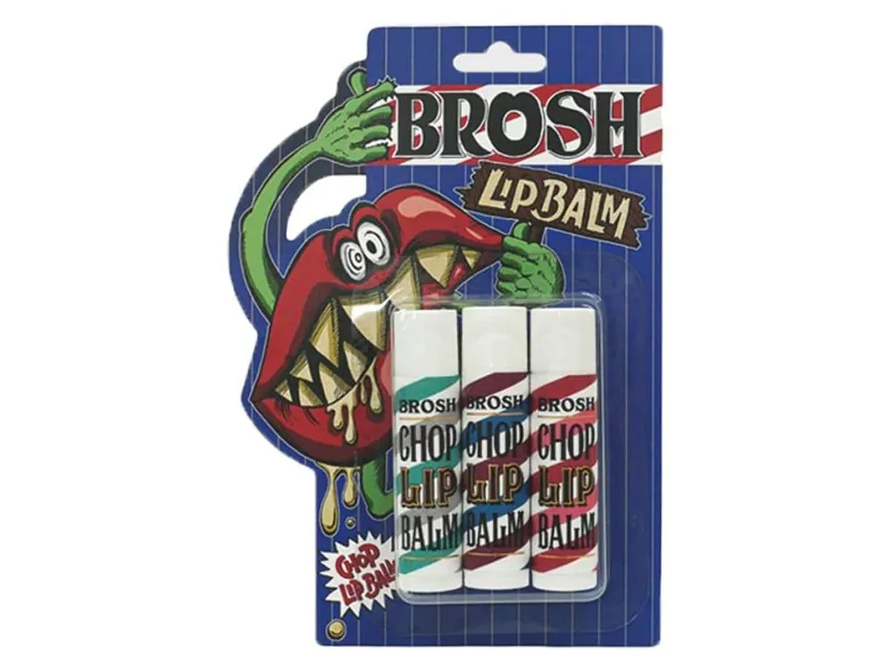 Akční Cena Sada balzámů na rty pro muže BROSH Lip balm set 3x4 g