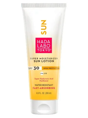 Přímo Od Výrobce HADA LABO TOKYO SUN Mléko na opalování Super Moisturizer Sun Lotion SPF30 (200 ml)