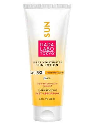 Must-Have HADA LABO TOKYO SUN Mléko na opalování Super Moisturizer Sun Lotion SPF50 (200 ml)