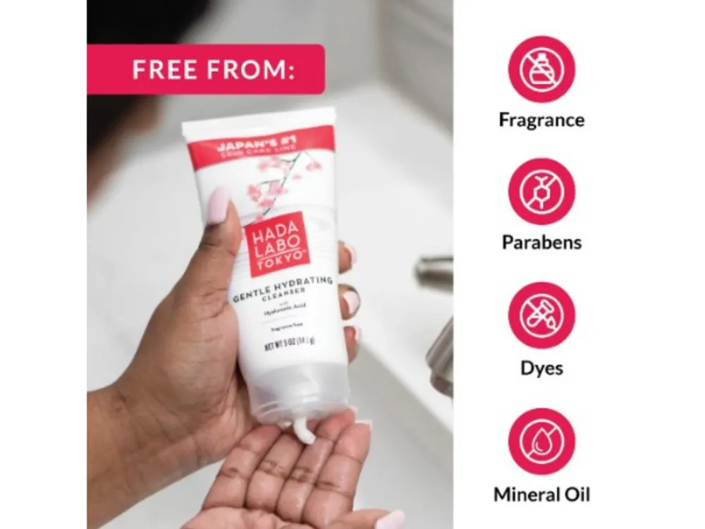 HADA LABO TOKYO WHITE Krémový čisticí gel na obličej Gentle Hydrating Cleanser ALL-IN-ONE (150 ml) Značkový