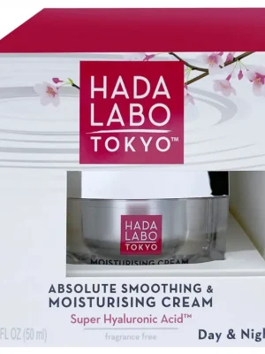 HADA LABO TOKYO WHITE Hydratační pleťový krém Absolute Smoothing Moisturizing Cream (50 ml) Akční Cena