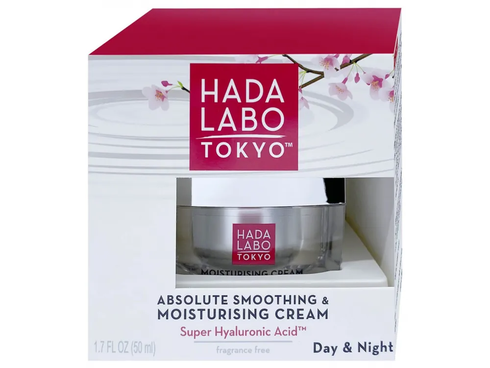 HADA LABO TOKYO WHITE Hydratační pleťový krém Absolute Smoothing Moisturizing Cream (50 ml) Akční Cena