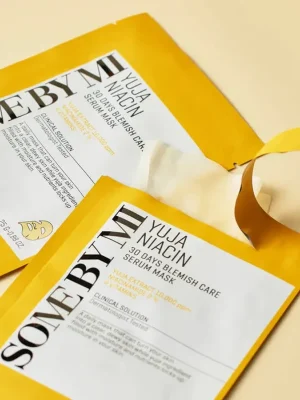 SOMEBYMI Rozjasňující plátýnková maska Yuja Niacin 30 Days Blemish Care Serum Mask Jen Po Omezenou Doba