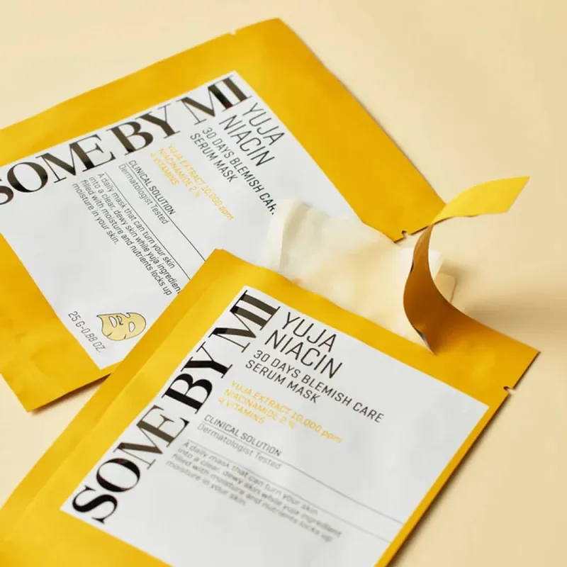 SOMEBYMI Rozjasňující plátýnková maska Yuja Niacin 30 Days Blemish Care Serum Mask Jen Po Omezenou Doba