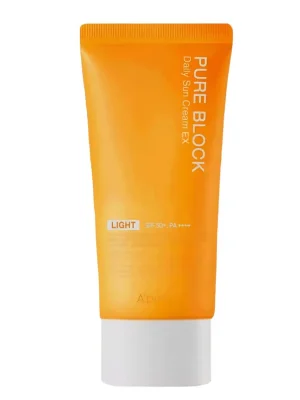A'PIEU Opalovací krém Pure Block Daily Sun Cream EX Light SPF50+ PA++++ (50 ml) Nakupujte Hned