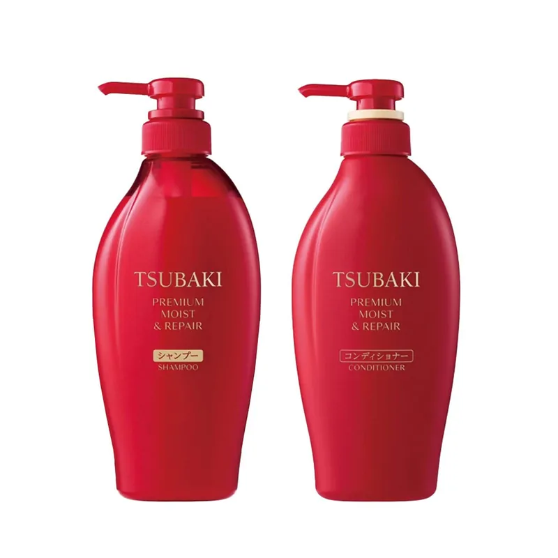 SHISEIDO TSUBAKI Prémiový šampon a kondicioner Premium Moist & Repair Shampoo & Treatment (450 ml + 450 ml) Cenová Bomba
