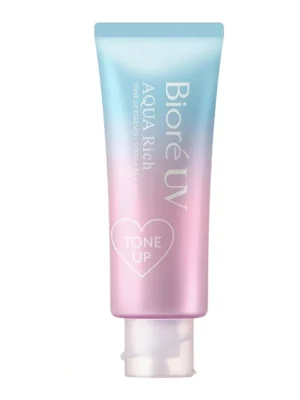BIORÉ Tónující opalovací krém UV Aqua Rich Tone Up Essence Lavender SPF 50+ PA++++ (70 g) Tovární Cena