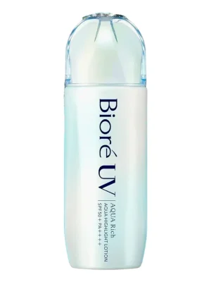 Cenový Hit BIORÉ Opalovací lotion UV Aqua Rich Aqua Highlight Lotion SPF 50+ PA++++ (70 ml)