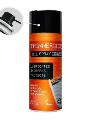 Olej na ostří strojků a nůžek ve spreji TRIMMERCIDE Oil spray 200 ml Akční Cena