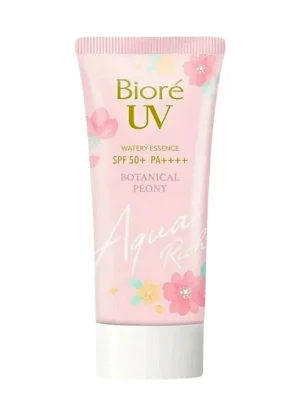 Sezónní Sleva BIORÉ Opalovací krém UV Aqua Rich Watery Essence Sunscreen SPF 50+ PA++++ Botanical Peony Edition (50 g)
