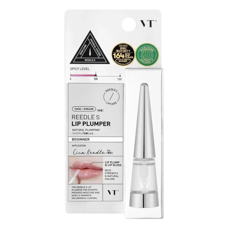Tovární Cena VT COSMETICS Lesk na rty s výživou a efektem objemu REEDLE SHOT Lip Plumper Beginner