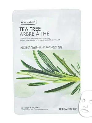 Super Cena THE FACE SHOP Plátýnková maska Real Nature Sheet Mask Tea Tree