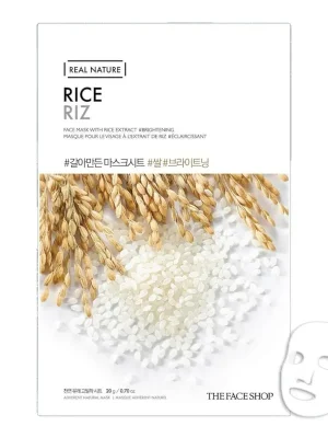 Ihned K Objednání THE FACE SHOP Plátýnková maska Real Nature Sheet Mask Rice