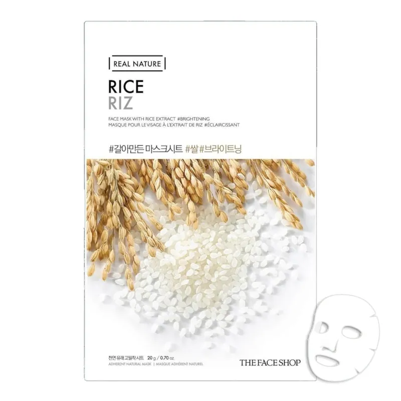Ihned K Objednání THE FACE SHOP Plátýnková maska Real Nature Sheet Mask Rice