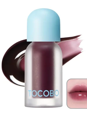 Autentický TOCOBO Lesk na rty s plump efektem Juicy Berry Plumping Lip Oil #03 Black Cherry