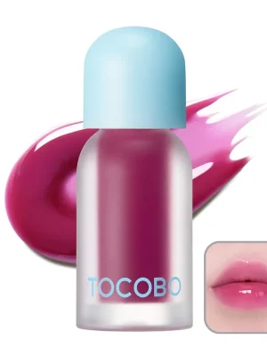 Originální TOCOBO Lesk na rty s plump efektem Juicy Berry Plumping Lip Oil #02 Berry Brandy