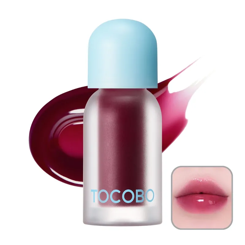 Nejprodávanější TOCOBO Lesk na rty s plump efektem Juicy Berry Plumping Lip Oil #07 Plum Jam